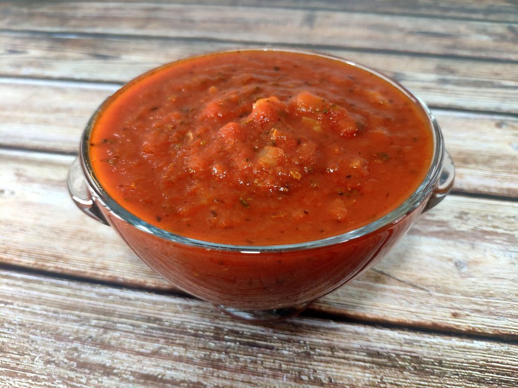 Salsa de tomate casera al estilo italiano